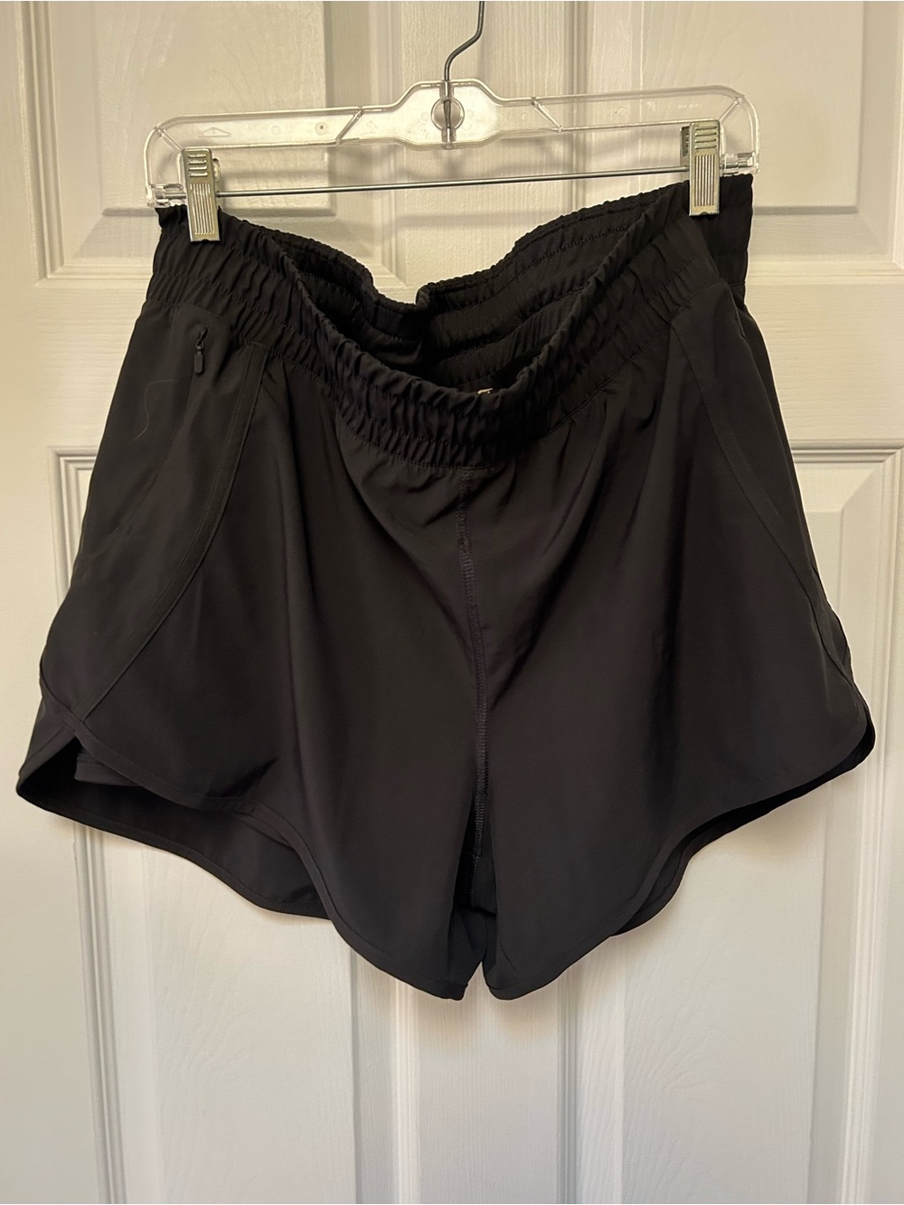 Avia Black Women's Athletic Shorts with Zip Pocket